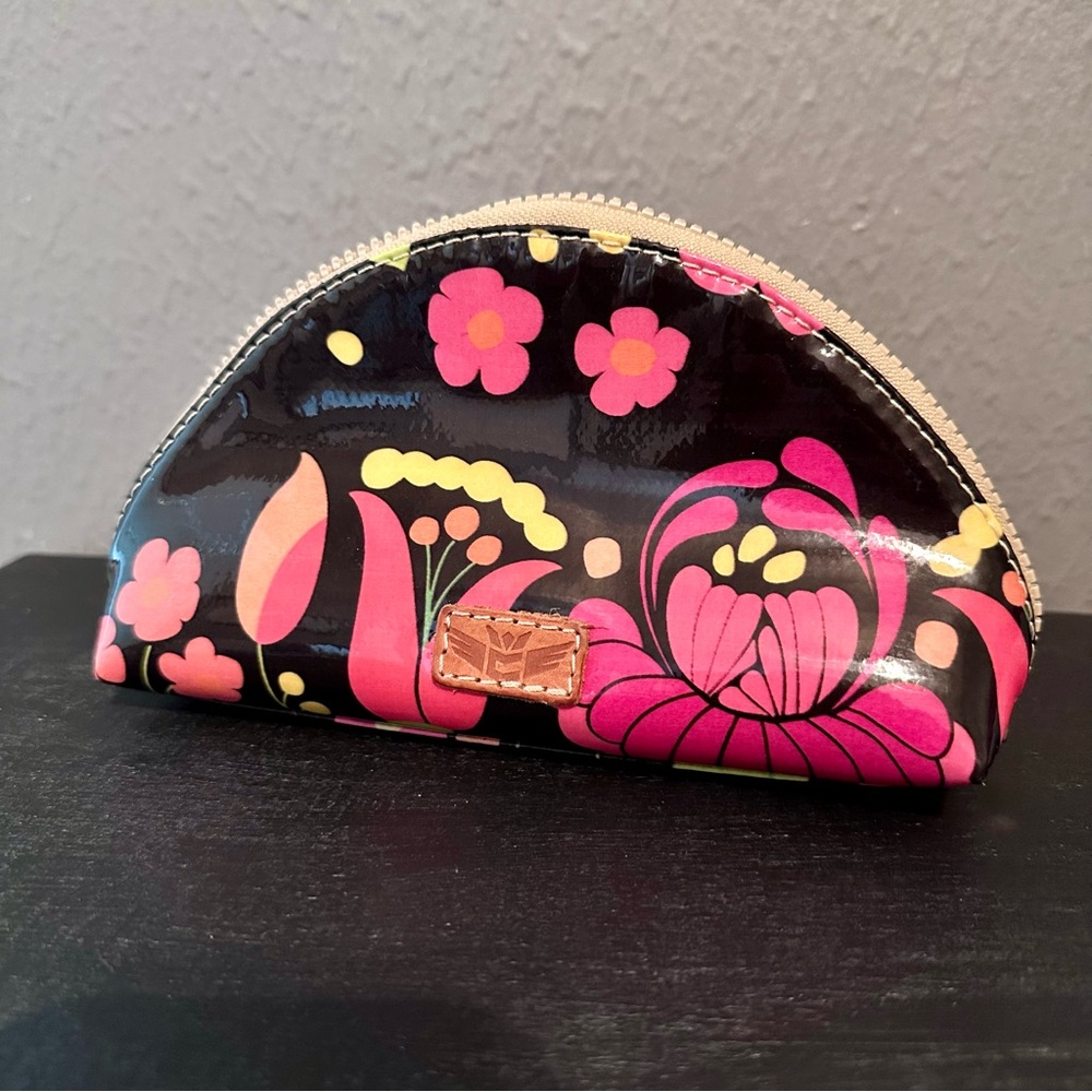 Consuela Neon Floral Medium Dome Cosmetic Case